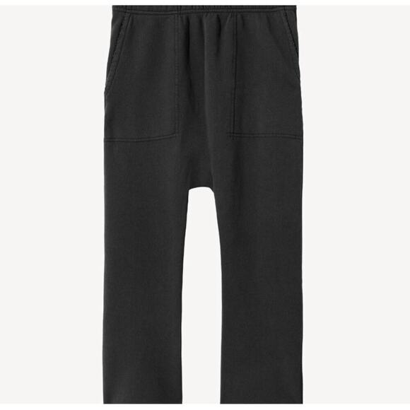 B41 Nili Lotan SF Sweatpant Drop Crotch Cropped Joggers Womens Small Street Punk - Picture 3 of 7